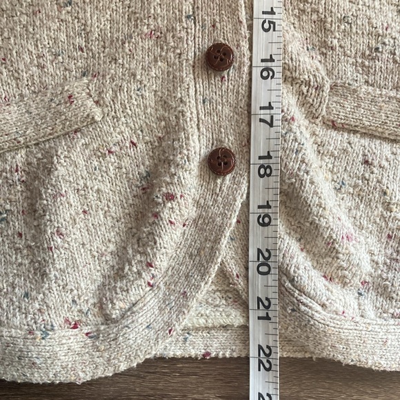 Vintage Russ Sport Speckled Cream Button-Up Vest Women’s Large - Picture 6 of 10